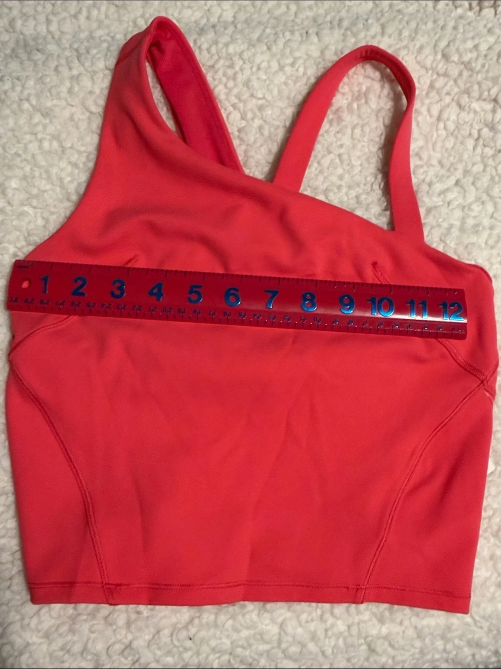 Lululemon Women’s Coral Pink Sports Bra sz 4